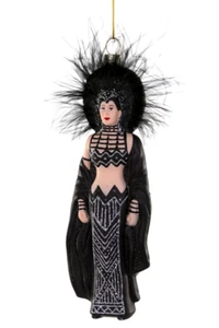 CHER IN GOWN & HEADDRESS Glass Christmas Ornament, by Cody Foster - Picture 1 of 1