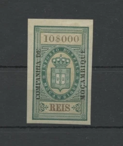 MOZAMBIQUE Company Revenues 10$000 REIS no gum High Cat $750 $$$ stamp - Picture 1 of 1
