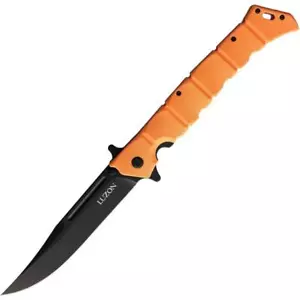 Cold Steel Large Luzon Pocket Knife Linerlock Orange Folding 8Cr13MoV - Picture 1 of 3