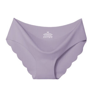  4 Pcs Women Seamless Panties Ultra Thin Briefs Soft Knickers Underwear Lingerie