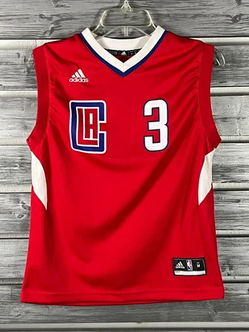 Vintage Chris Paul Los Angeles Clippers Adidas NBA Red Jersey Youth M Alternate Cover
