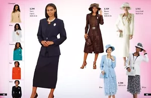 Sunday Best Damen Kirchenanzug - weicher Kreppstoff - Standard bis Übergröße - 295 - Bild 1 von 5
