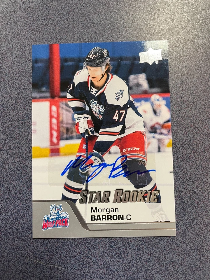 @DC10) 2020-21 Upper Deck Star Rookie AUTO AUTOGRAPH MORGAN BARRON - Image 1 of 2