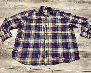 Men’s The Foundry Supply Company Long Sleeve Plaid Button Down Size 4XLT