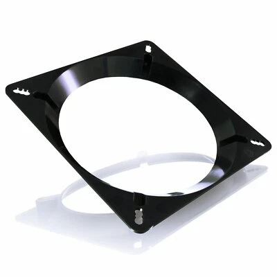 AABCOOLING FAN ADAPTOR 120-140 - Gehäuselüfter ADAPTER 120 bis zu 140 mm SCHWARZ - Bild 1 von 4