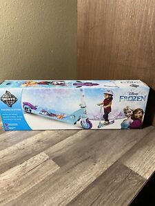 Disney Frozen Scooter Girls' Inline Folding Kick Blue Lightweight Aluminum Gift