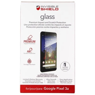 ZAGG Invisible Shield (Glass) Series Tempered Glass for Google Pixel 3a - Clear - Image 1 of 2