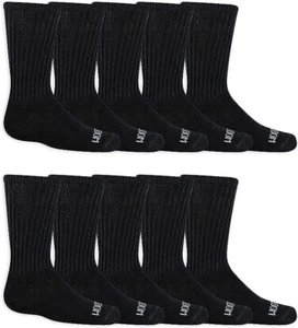 Fruit of the Loom Boys Durable Crew Socks 10 Pack - Picture 1 of 9