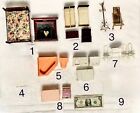 Vintage Misc. Doll House Furniture, 7 LOTS, SALE IS FOR 1 LOT ONLY, YOUR CHOICE!