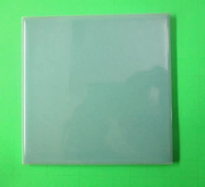 1 Wall Tile Atco USA 4-3/8" Sq. Aqua Green Turquoise Ceramic 1950s Retro Vintage - Picture 1 of 20