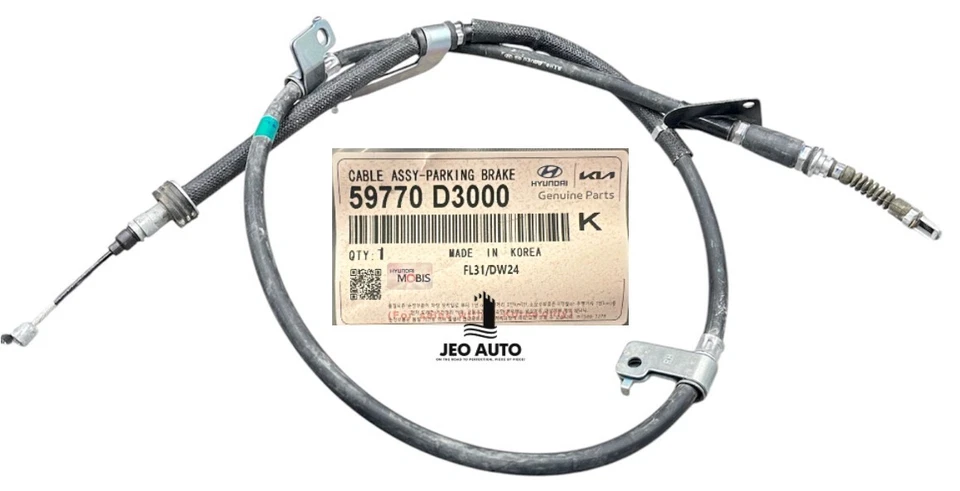 Cable de freno de estacionamiento trasero derecho GENUINO para Hyundai TUCSON 2016-2021 59770-D3000 Foto 1 de 1