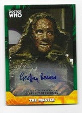 2017 Doctor Who Signature Series autograph Geoffrey Beevers green 14/50