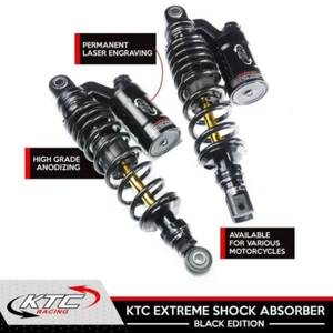 Yamaha Xmax 250 300 KTC Extreme ADJUSTABLE Damper & Rebound Shock Absorber 335mm - Foto 1 di 7