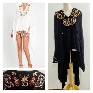 Sass And Bide Paisley Park Top Black Embroidered Top Blouse BNWT RRP $490 8 38 - Picture 1 of 15