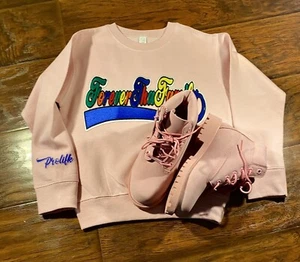 kids crewneck sweatshirt Pink - Picture 1 of 2