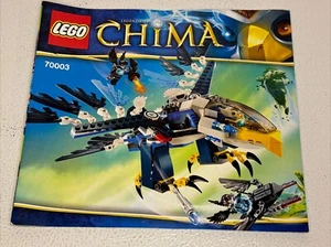 LEGO CREATOR CHIMA 70003 ERIS EAGLE INTERCEPTOR FOLLETO DE INSTRUCCIONES MANUAL SOLAMENTE - Imagen 1 de 6