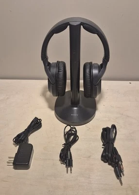 Sony WH-RF400R Wireless Headphones with TMR-RF400 Transmitter Tested & Works LN - Image 1 of 4