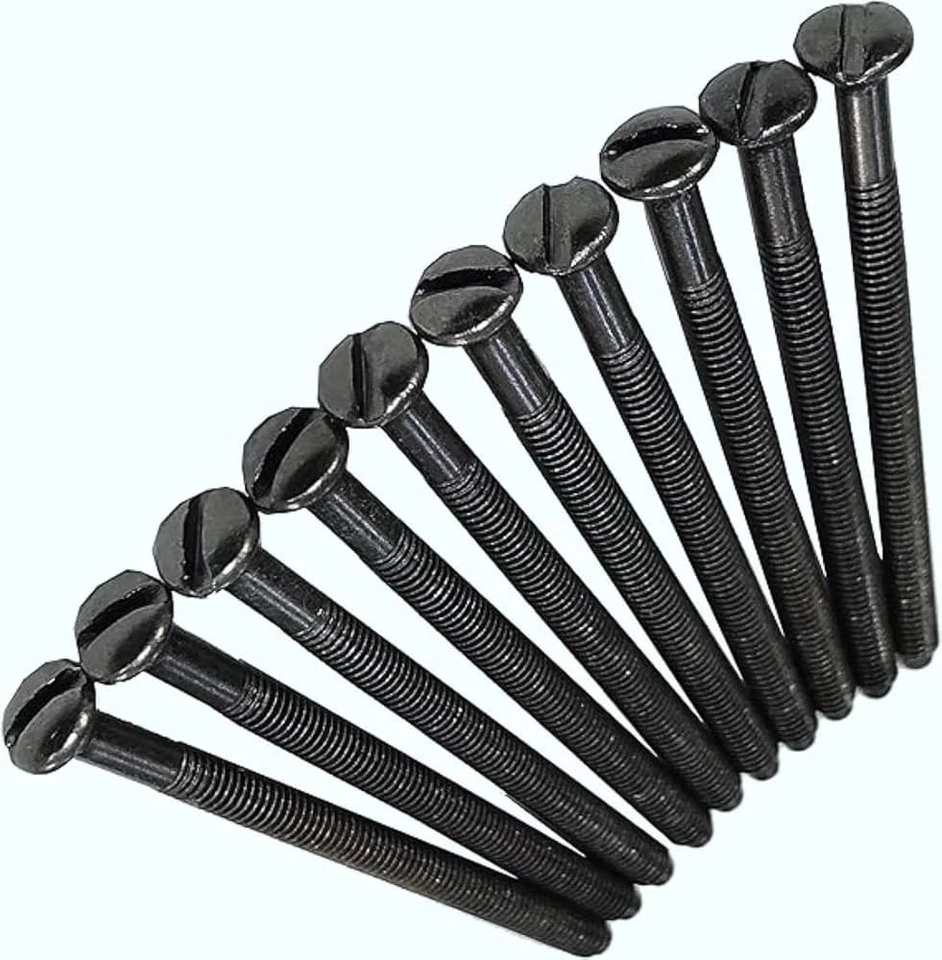 MERRIWAY Electrical Socket Extension Screws MATT BLACK or BLACK NICKLE for Switch Plates