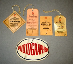 1968 MLB-WORLD SERIES ST LOUIS-DETROIT- BUSCH STADIUM- PRESS & PHOTOGRAPHER LOT - Bild 1 von 11