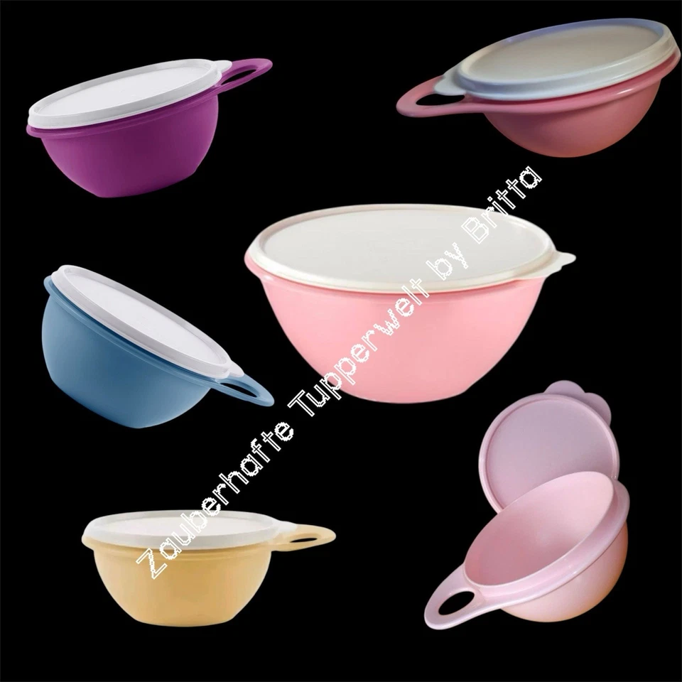Tupperware Maximilian 600ml blau, gelb, rosa - Wunderschüssel 2,5L rosa - Bild 1 von 1