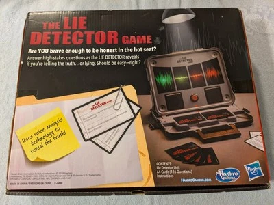 HASBRO LIE DETECTOR GAME VOICE ANALYSIS TECHNOLOGY REVEAL TRUTH COMPLETE IN BOX - Image 1 of 4