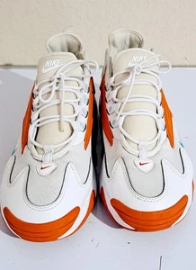 Nike Zoom 2K Womens Size 12 Icon Clash White Orange Athletic Shoes AO0354-105 - Picture 1 of 13