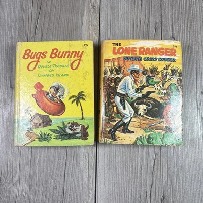 Винтаж 1967 -68 Whitman A Big Little Book Bugs Bunny & The Lone Ranger - Изображение 1 из 4