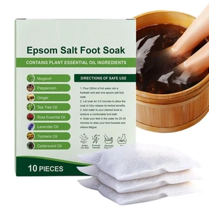 10 Pieces Mugwort Herbal Detox Foot Soak - Foot Bath Herb Pedicure Spa Bath Soak - Picture 1 of 15