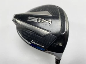 TaylorMade SIM MAX Driver 10.5* Fujikura Ventus Blue 6S Stiff Graphite Mens RH - Picture 1 of 8