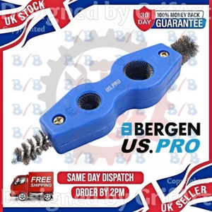 15 22MM COPPER PIPE CLEANER INTERNAL EXTERNAL PLUMBING DEBURRING WIRE BRUSH TOOL - Picture 1 of 5