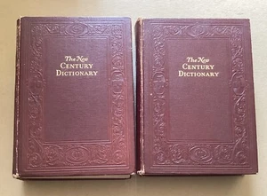Volumes One & Two Of "The new Century Dictionary", 1942 - Bild 1 von 14