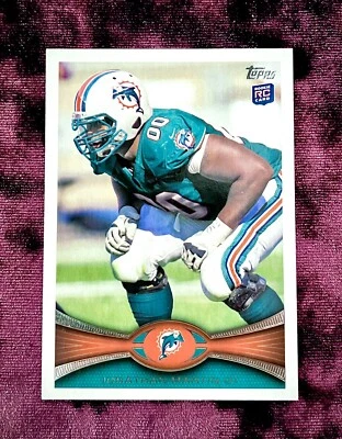 Jonathan Martin 2012 Topps RC #236 MINT Dolphins Rookie Jersey Stanford Legends - Image 1 of 2
