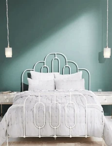 Anthropologie Velvet Emery Quilt Embriodered California King Size - Picture 1 of 6