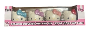 Neu Hello Kitty Keramik geformt Mini Espresso kleine Tassen oder Sukkulenten Kannen - Bild 1 von 2