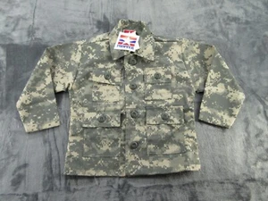 Military Jacket Boys 4 Green Digital Camouflage Combat Propper Size 4 NEW Tags - Picture 1 of 12