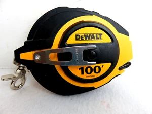 DEWALT DWHT34036 100-Foot Steel Long Tape Closed Case / Stainless Crank Arm RP - Picture 1 of 4