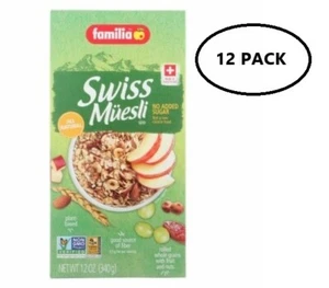 Familia Schweizer Müsli Müsli, ohne Zuckerzusatz, 12-Unzen-Box (12er Pack) - Bild 1 von 4