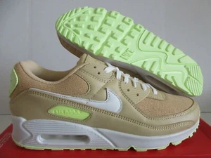 MENS NIKE AIR MAX 90 SESAME BROWN-SUMMIT WHITE-VOLT SZ 11.5 [DD9677-200] - Picture 1 of 5
