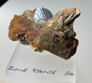 RUTIL / KYANIT  Sufe roh (39gr) Rutile Kyanite Specimen, Kinyanfumbe Zambia - Picture 1 of 5