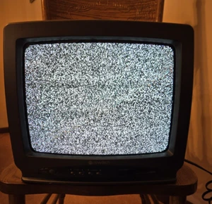 Vintage Gaming Newtech TV-1303 CRT COLOR TV TESTED TV-1301 RETRO BLACK - Picture 1 of 8