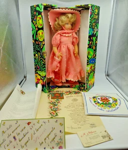 Vintage Lenci ELISABETTA 17” Felt W/ COA Box Paperwork Made Italy 1985 Limited - Picture 1 of 17