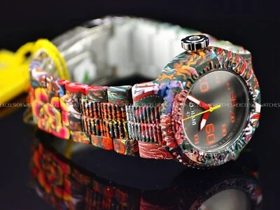 Reloj Invicta para mujer 40 mm Pro Diver Aqua hidroplateado graffiti esfera multicolor Foto 1 de 4