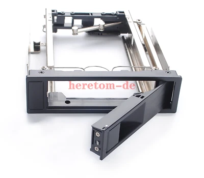 Soporte de gabinete de 5,25" a 3,5" Tray Bay SATA HDD Drive Hot-Swap Mobile Rack - Imagen 1 de 4