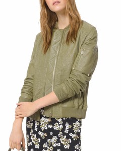 Michael Kors Leather Outer Shell Coats 