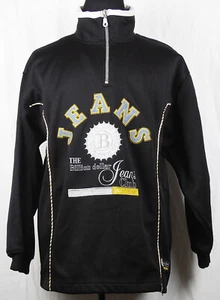 Chaqueta Sudadera The Billion Dollar Jeans Club Negra 1/4 con Cremallera XL - Imagen 1 de 3