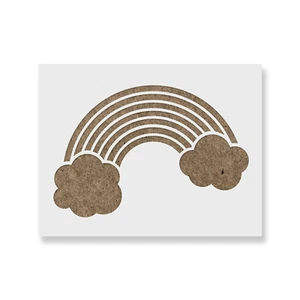 Rainbow Stencil - Durable & Reusable Mylar Stencils - Picture 1 of 5