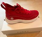 Under Armour Curry 8 Red, Size M 7.5/W 9