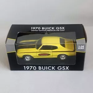 Welly 1970 Buick GSX Modell Diecast gelb & schwarz Maßstab 1:24 - Bild 1 von 4
