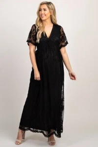 Pregnancy Women Dress Maternity Long Lace Party Gown For Photography Photo Shoot - Picture 1 of 18