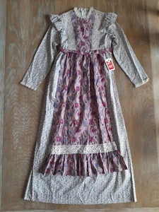Vtg Prairie Core Dress Winnie The Pooh For Sears Growing Girl Sz 12 NOS Costume - Picture 1 of 18